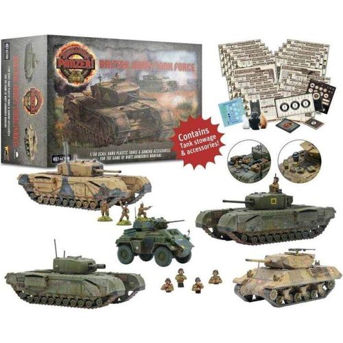 Warlord Games - Achtung Panzer! - Britische Armee Panzertruppe (Maßstab 1/56)