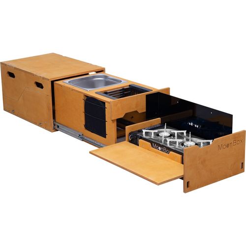 Moonbox Kitchenbox Campingbox Campingküche Campinglade Campingmodul Natur