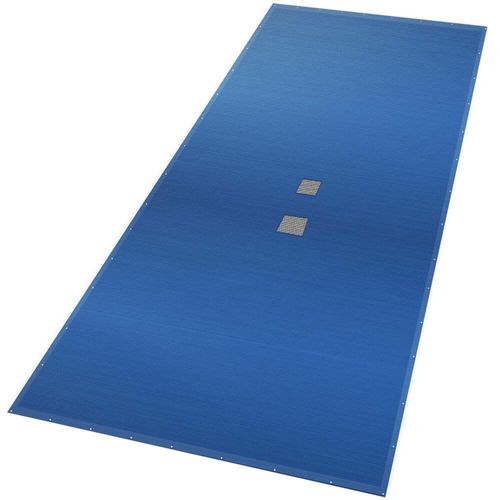 VOUNOT® Poolabdeckung Rechteckig 160g/m² Doppelter Poolplane mit Aluminiumösen 8x14m