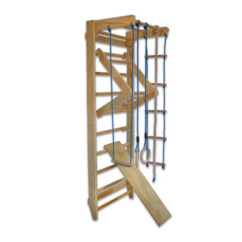 Bituxx Kletterwand Maxi Turnwand Klettergerüst Turngerät mit 10 Sprossen bis 120Kg MS-19270