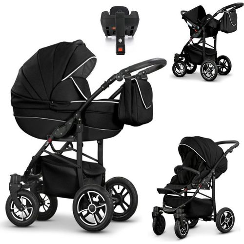 Kinderwagen-Set Craft Eco 5 in 1 inkl. Sportsitz, Autositz, Iso Base und Zubehör - 17 Teile - in 16 Farben