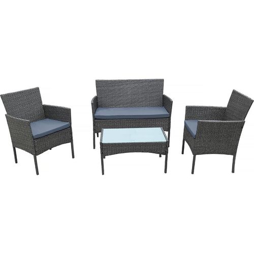 Gartenlounge aus Polyrattan 