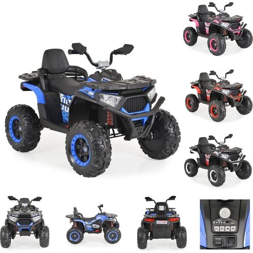 Moni Kinder Elektro-Buggy Cool NEL-007, EVA-Reifen, Scheinwerfer, Musikfunktion blau