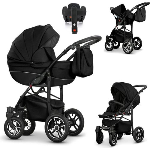 Kinderwagen-Set Craft Eco 5 in 1 inkl. Sportsitz, Autositz, Iso Base und Zubehör - 17 Teile - in 16 Farben