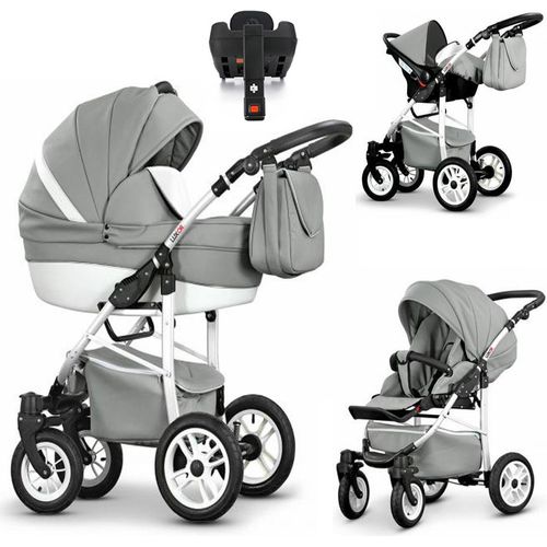 Kinderwagen-Set Craft Eco 5 in 1 inkl. Sportsitz, Autositz, Iso Base und Zubehör - 17 Teile - in 16 Farben