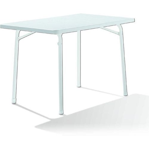 Klapptisch ></noscript>120/ W KT< in Mamor weiß, mecalit®-PRO - 115x72x70cm (BxHxT)