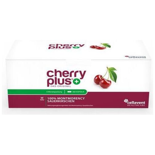 cherry plus 100 % Montmorency Sauerkirschen Kapseln, 360 St. Kapseln