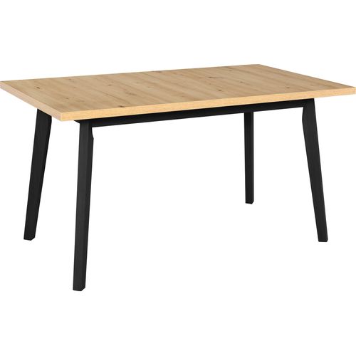 Tisch, Couchtisch, Wohnzimmertisch OSLO 5 Schwarz + Eiche Artisan