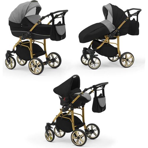 Kinderwagen 4 in 1 Neo Gold inkl. Sportsitz und Autositz - 16 Teile - in 22 Farben