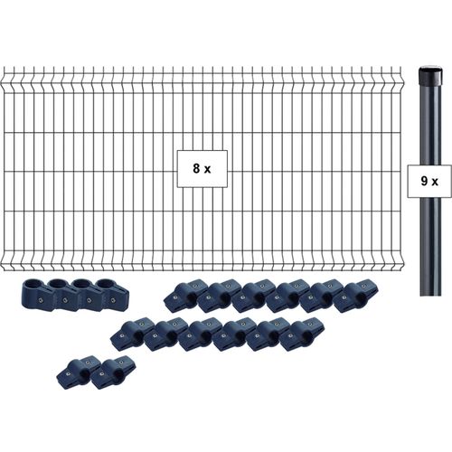 Zaun / Vorgartenzaun / Doppelstabmattenzaun / Strong 6