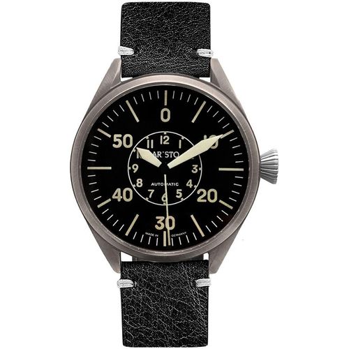 Aristo Herren Uhr Armbanduhr Vintage Fliegeruhr Cockpit 43 Automatik 7H148