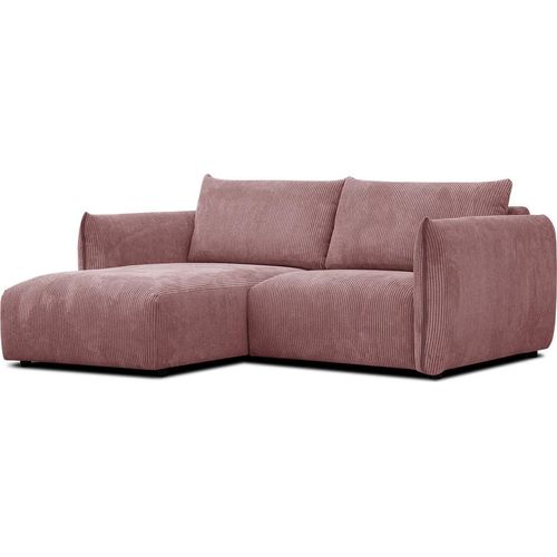 3-Sitzer Ecksofa Tauer in Stoff altarosa
