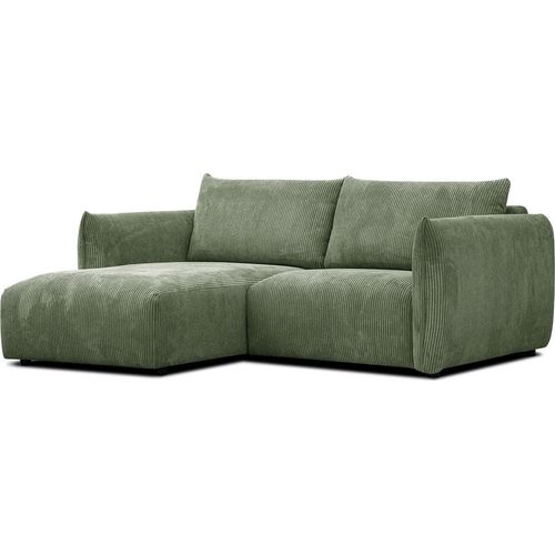 3-Sitzer Ecksofa Tauer in Stoff olive