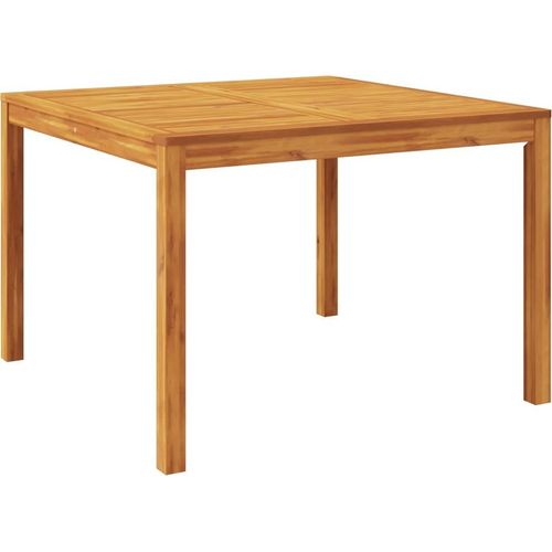 Garten-Esstisch 110x110x75 cm Massivholz Akazie