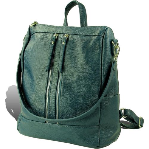 Cityrucksack türkis Toscanto Rucksack Leder D2ORT100RT