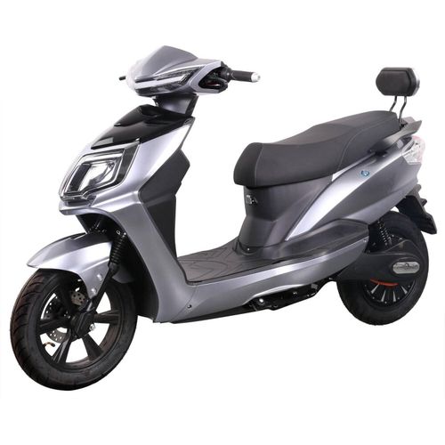 Elektroroller Long Runner 45 km/h Li-Akku Roller E-Roller 120km RW 2800 Watt Grau/Schwarz