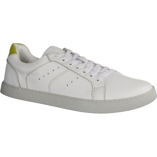 Groundies Universe Damenschuhe, Barfußsneaker, Leder, Weiß - Barfußschuhe DAMEN, Weiß, leder