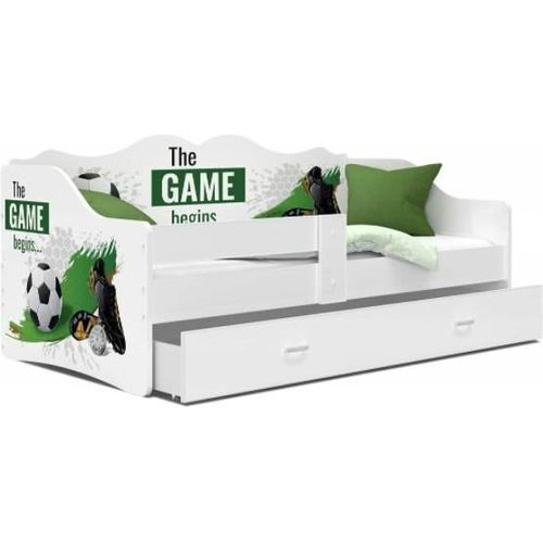 Kinderbett mit Matratze und Schublade NELI Jugendbett spielbett 160x80 stickern nr.6