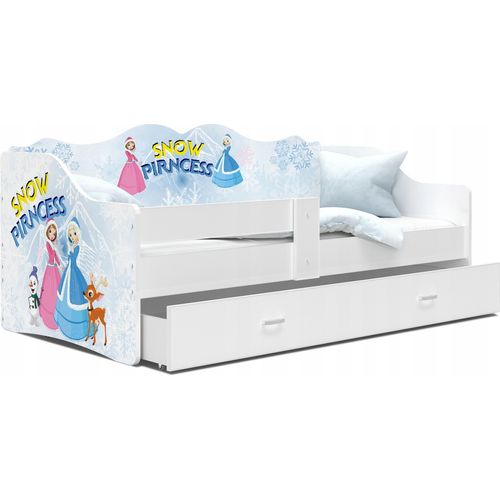 Kinderbett mit Matratze und Schublade NELI Jugendbett spielbett 160x80 stickern nr.2
