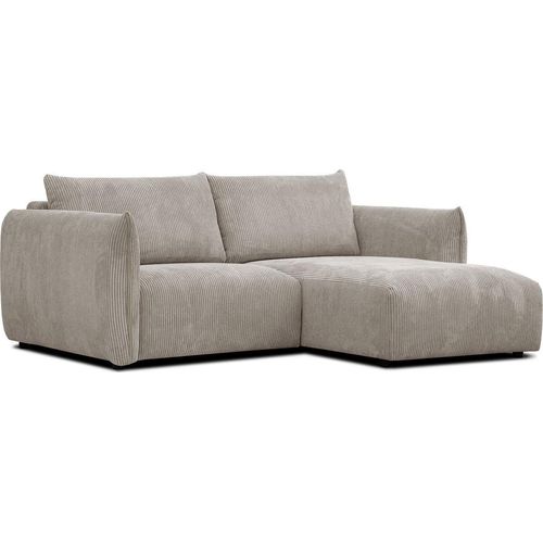 3-Sitzer Ecksofa Tauer in Stoff beige