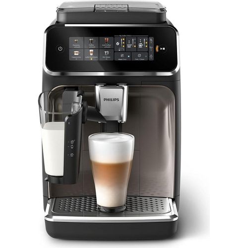 Philips Kaffeevollautomat 3300 Series Vollautomatische Espressomaschine - 6 Getränke, Kaffeeautomat Cafemaschine Kaffeemaschine mi Mahlwerk