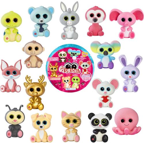 Blue Ocean Glubschis Sammelfiguren Herz Serie 2 - Glubschi Glitzer Figur - Alle 16 Figuren