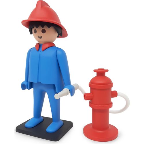 Plastoy Feuerwehrmann Konstruktionsspiel 25 Cm Blau Blau One Size