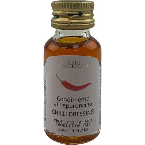 Food-United Probierset CHILI-OlVENÖL Fläschchen 180x 12ml, italienisches Olivenöl extra nativ mit Peperoncino Chili-Shoten, 0,8 % Säure von TERRE FRANCESCANE