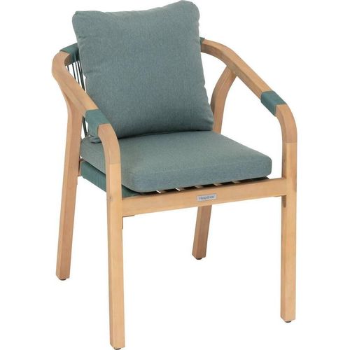 Gartensessel PAPOUASIE Olivgrün - -e Akazie - Polyester - Hespéride