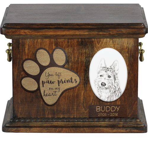Berger de Picardie, Berger Picard - Hund Ascheurne, personalisierte Ascheurne mit Foto, Hund Ascheurne von der Marke Art-Dog