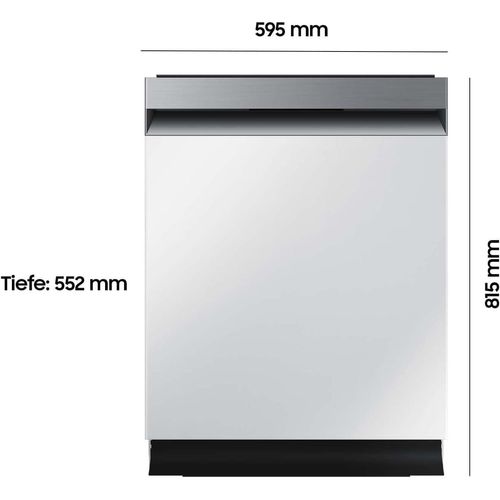 - Samsung DW60BG750SSLET Einbau-Geschirrspüler teilintegrierbar