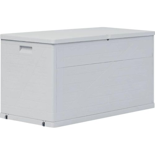 Garten-Aufbewahrungsbox 420 L Hellgrau