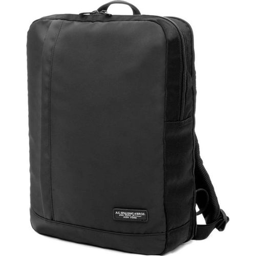 Rucksack A.G.Spalding&Bros. Flat New York Herren Schwarz Leder