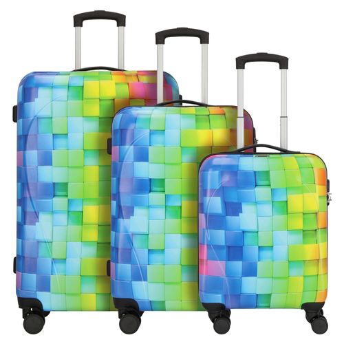 Nowi Santa Cruz 4 Rollen Kofferset 3-teilig