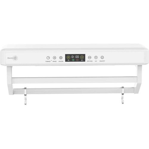 Handtuchtrockner mit UV-Sterilisator, Bad oder Küche, Wandmontiert, 60cm, 450W, ElectricSun PREMIUM Weiß