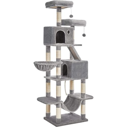 Hellgrau Katze Kratzbaum 206Cm PCT190W01