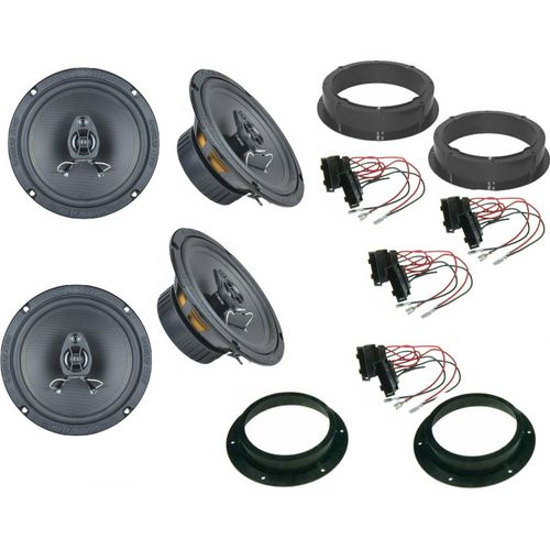Ground Zero Boxen Set für VW Sharan 7N Bj 10-15 Tür vorne hinten 240 Watt