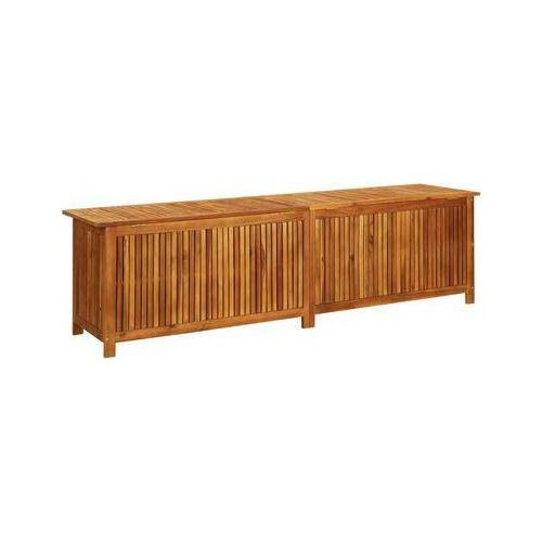 Garten-Aufbewahrungsbox 200x50x58 cm Massivholz Akazie