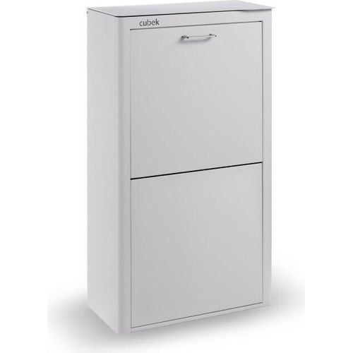 CUBEK - Mülleimer / Abfalleimer Mülltrennsystem 80L - 4x20L. Aus Metall