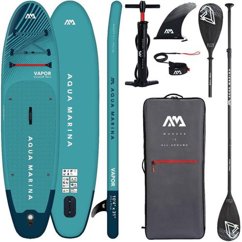 AQUA MARINA VAPOR 10.4 iSUP Board Set aufblasbar Stand Up Paddle Kajakpaddel SUP