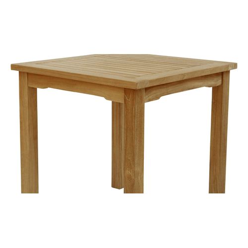 Gartentisch aus Teak mit 6x6 cm Tischbeinen 75 cm