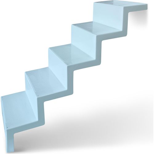 Fertigtreppe Reku - Wandbefestigung - 60 cm Meer Blau