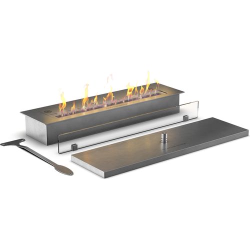 muenkel design safety burner [manueller Ethanol Brenner]: 600 mm - 1x Schutzglas
