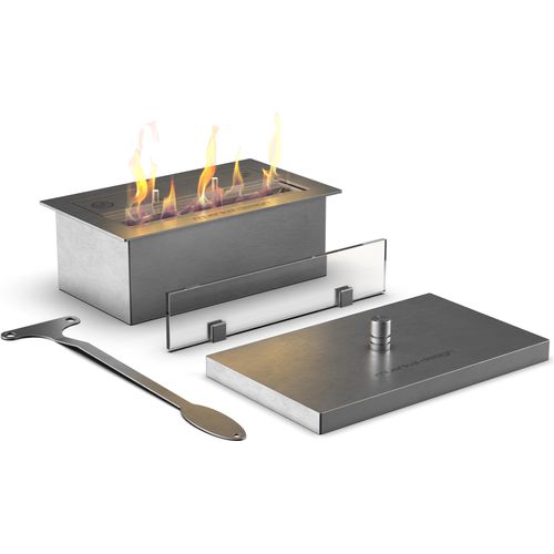 muenkel design safety burner [manueller Ethanol Brenner]: 290 mm - 1x Schutzglas