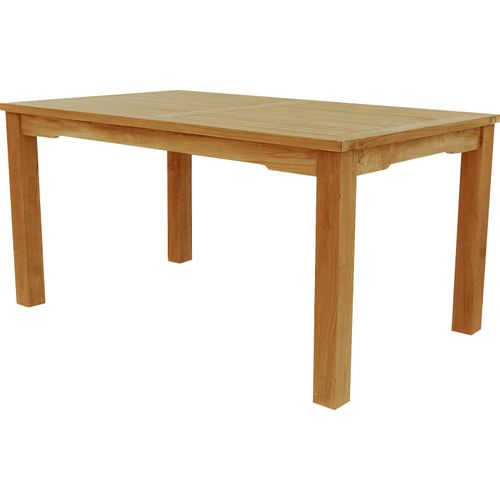 Gartentisch aus Teak mit 8x8 cm Tischbeinen 150 cm