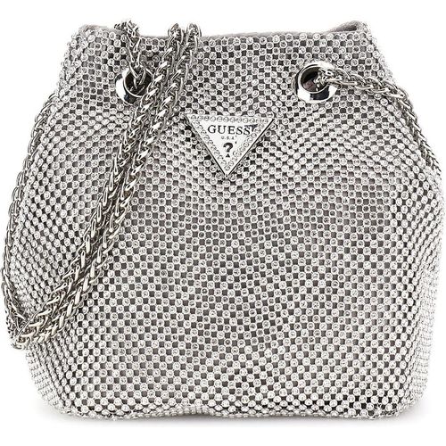 GUESS Lua Pouch Damen Abendtasche silver