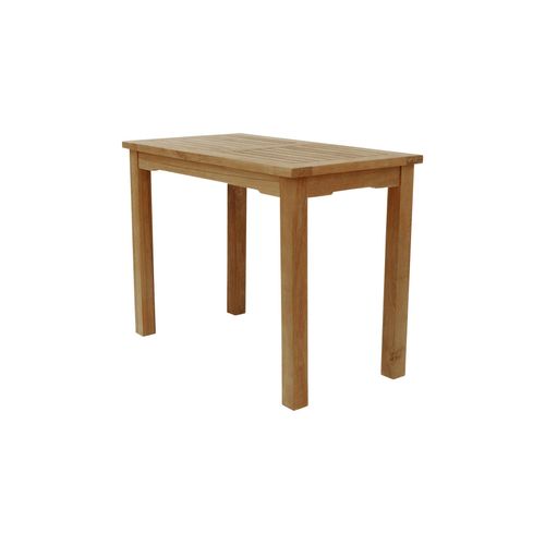Gartentisch aus Teak mit 6x6 cm Tischbeinen 100 cm
