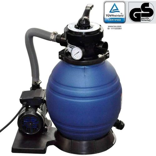 Möbel Sandfilterpumpe 400 W 11.000 L/h - Poolzubehör 90291