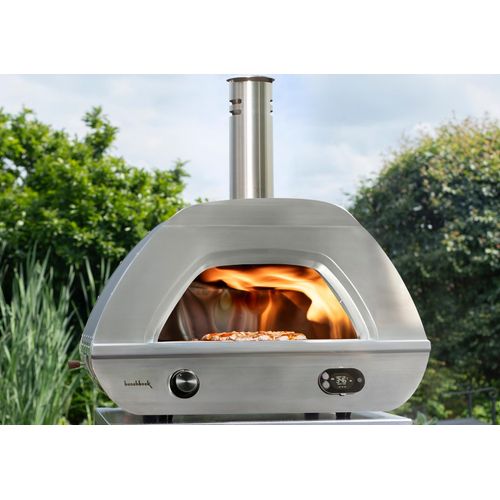BUSCHBECK Pizzaofen X1 mit rollender Flamme und Bluetooth-Thermometer