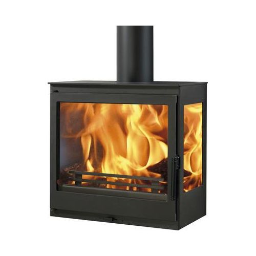Kaminofen Panadero Onix Wall Stahl schwarz 7,1 kW